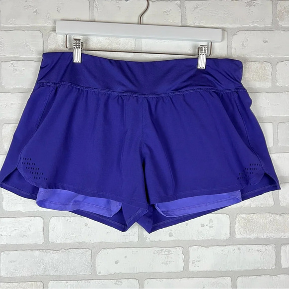 ๐โ Champion Women's Athletic C9 Shorts Built-In Shorts XL Purple Poly Running - Picture 1 of 10